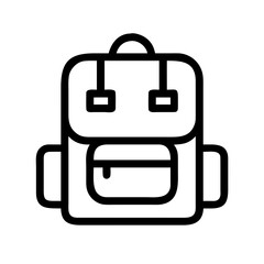 Backpack Icon Vector Illustration