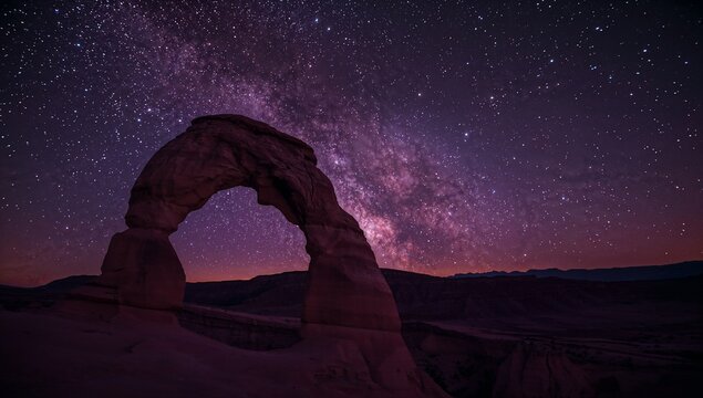 Fantastical Delicate Arch - Galaxies, Moab, Utah