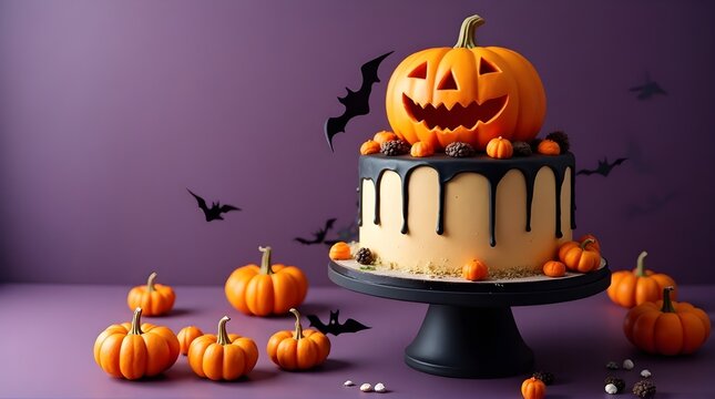 halloween pumpkin with a pumpkin