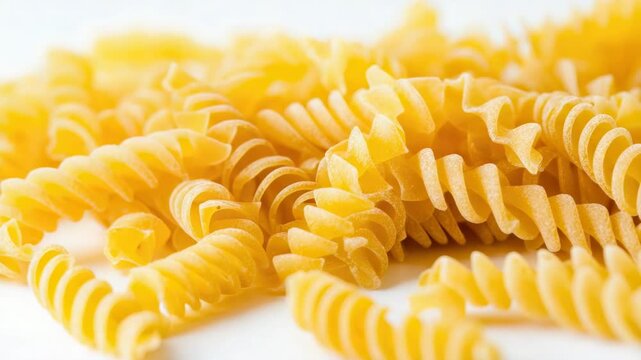 A plate filled with various types of pasta