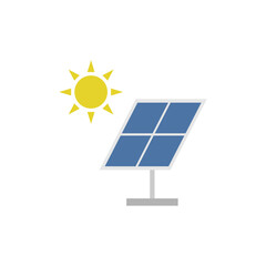 green ecology flat icon design