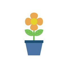green ecology flat icon design