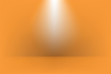  Bright warm orange background with a central spotlight effect, perfect for product display, stage scenes, event posters, and modern creative visual presentation projects.