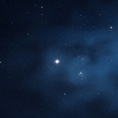 Fototapeta premium Celestial background with a vibrant star cluster and glowing nebula gas clouds in the infinite cosmos.