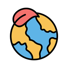 Eco Friendly Icon Vector Illustration Color Version        