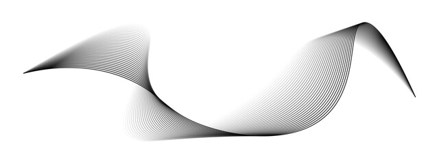 Technology abstract lines on white background