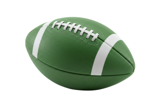 American Football Green White Ball Sport Game Equipment Recreation Activity Athletic