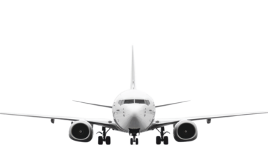 Airplane isolated on white background, png