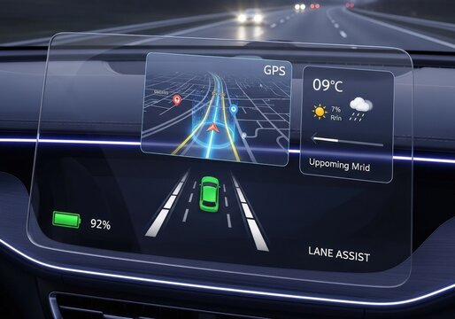 Advanced Car Navigation System Display