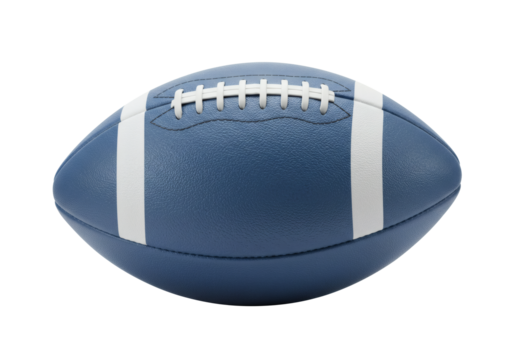 American Football Blue White Ball Sport Game Equipment Recreation Activity Athletic