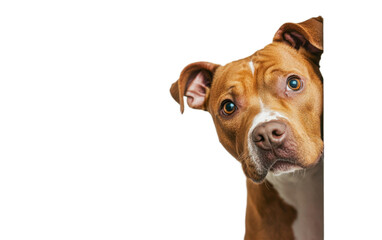 Obraz premium American Staffordshire Terrier isolated on white background, png