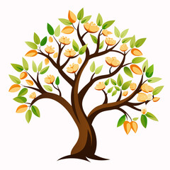 Obraz premium autumn tree vector
