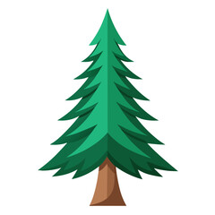 christmas tree vector illustration