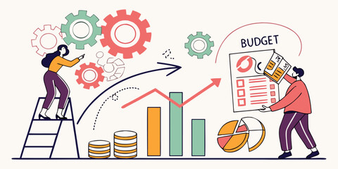 Teamwork boosts business budget growth with financial planning expertise