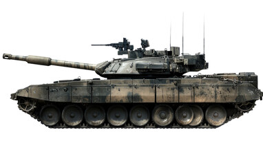Army Tank png Battle tank isolated on white background, png