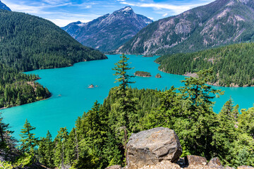 Diablo Lake in North Cascades National Park