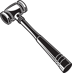 hammer isolated on white