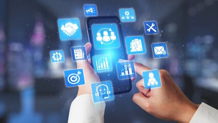 CRM platforms improve customer relationships through data analysis, CRM communication tools, and...