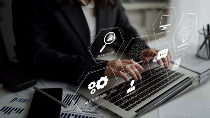 AI learning system involves deep learning, supervised machine learning, and natural language...