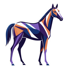 vector illustration of a horse