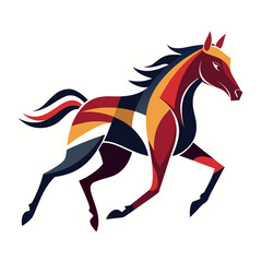 Obraz premium vector illustration of a horse
