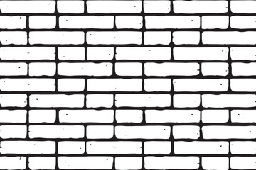 Texture of a white brick wall vector illustration	