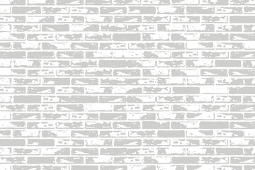 Texture of a white brick wall vector illustration	