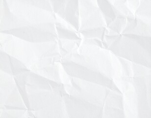 Obraz premium White crumpled paper texture background