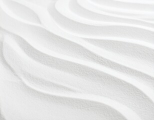 Obraz premium Minimalist wavy white sand texture