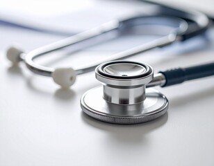 Medical Stethoscope Equipment Close Up