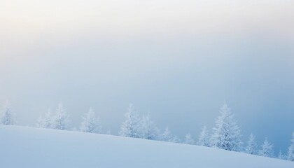 Fototapeta premium Blurred Snowy Winter Background