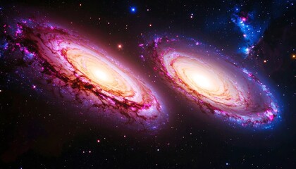 Spiral galaxies in space