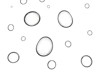 Abstract Water Droplets on Black Background Reflecting Light Beautifully Creating a Minimalist and Modern Aesthetic Perfect for Design Elements