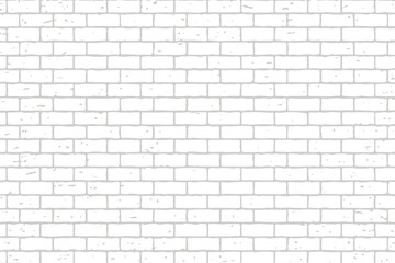 Texture of a white brick wall vector illustration	