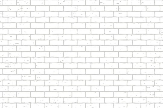 Texture of a white brick wall vector illustration	
