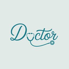 doctor, stethoscope, medical, healthcare, clinic, hospital, logo, branding, typography, nurse, physician, wellness, treatment, diagnosis, care, professional, medicine, design, health, practice, practi