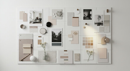 beautiful mood board, AI Generation