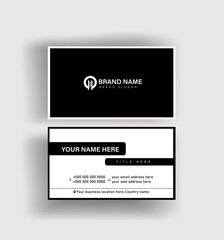 Sleek & professional business card template perfect for entrepreneurs, corporate executives, and creatives. Easy to customize. Ideal for personal branding, networking, and client meetings.