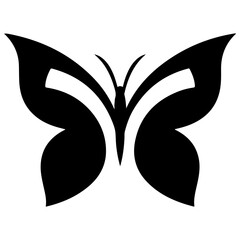 A beautiful butterfly with striped wings abstract art design