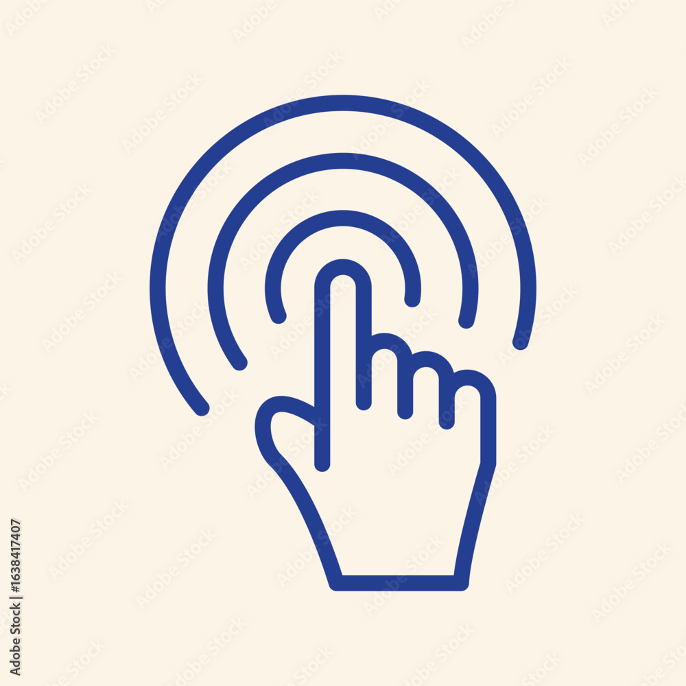 Poster instantly connect and engage with a decisive click, signaling action and digital interaction.