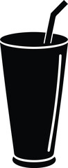 Lassi Silhouette Vector Art Illustration