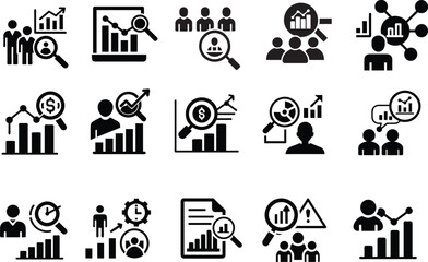Business and Data Analysis Icon Set