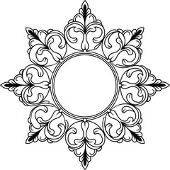 Ornamental Floral Mandala Vector Design