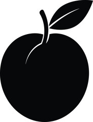 peach silhouette vector  no details  minimal clean.eps