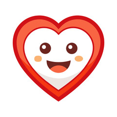Obraz premium heart with a smile