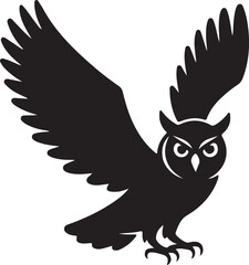 eagle owl vector illustration