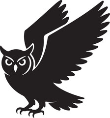 eagle owl vector illustration