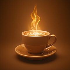 cup of hot coffee