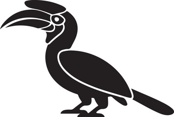 black and white bird