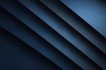 Abstract diagonal layers of deep blue